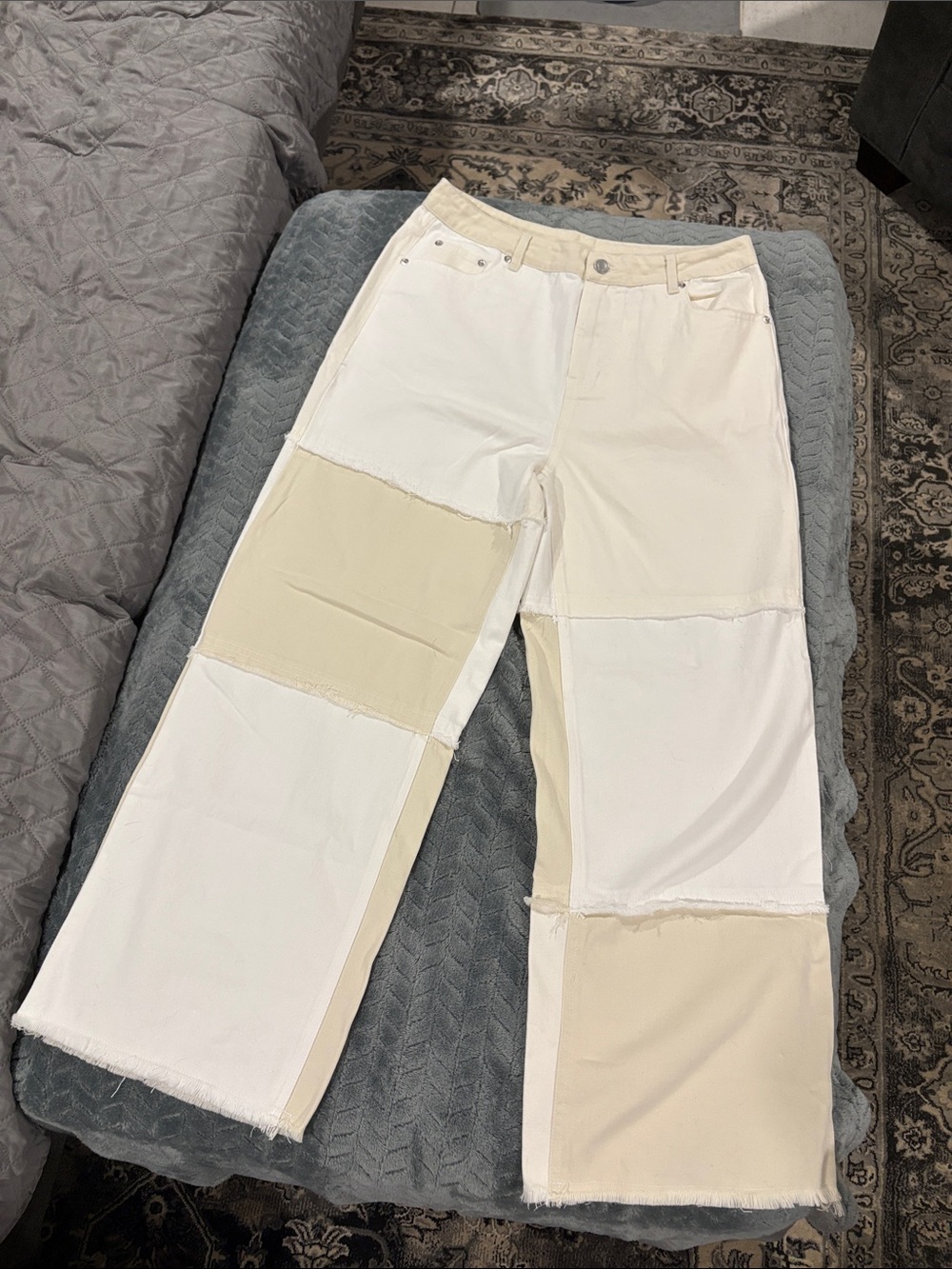 White/off white denim